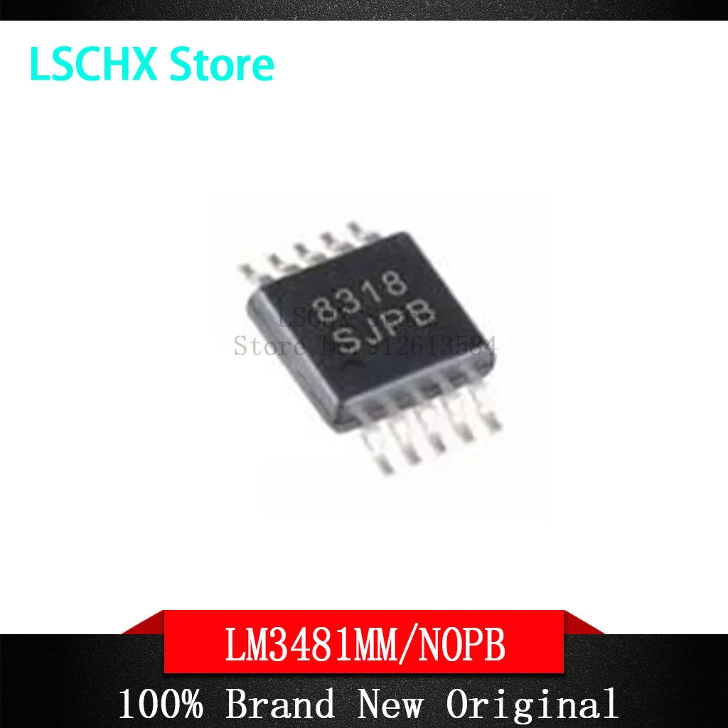 LM3481MM MSOP-10 DC-DC Controller IC SJPB | Original New Switching Controller IC Axl Default Title