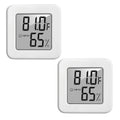 Digital Thermometer Hygrometer – Indoor LCD Humidity & Temp Meter Thermometer Hygrometer Axl 2PCS centigrade