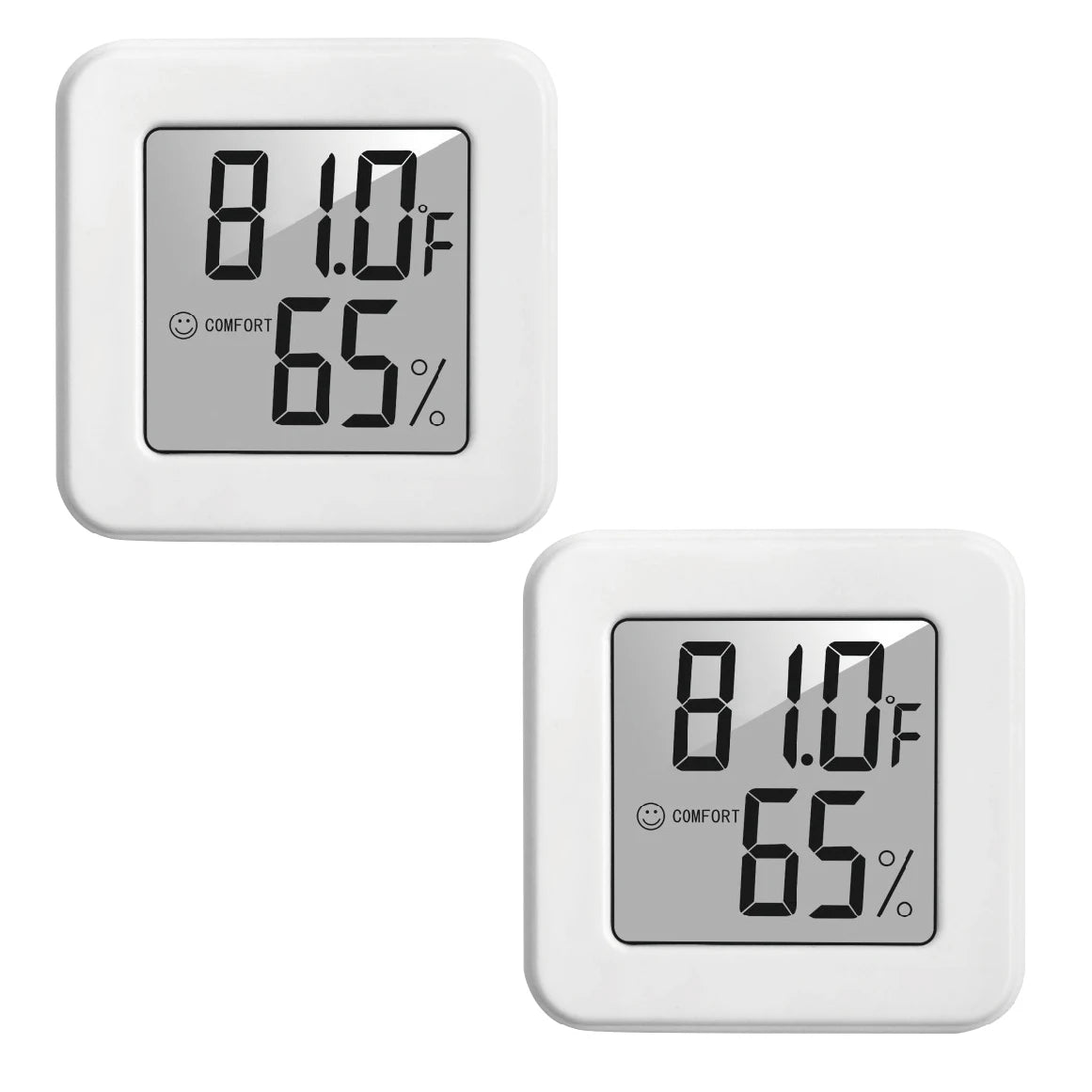 Digital Thermometer Hygrometer – Indoor LCD Humidity & Temp Meter Thermometer Hygrometer Axl 2PCS centigrade