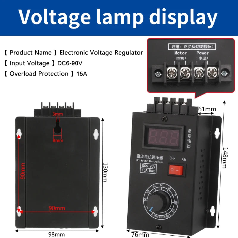 4000W AC220V Variable Voltage Regulator – Speed & Light Control Voltage Regulator Axl LNZ-4000W DC