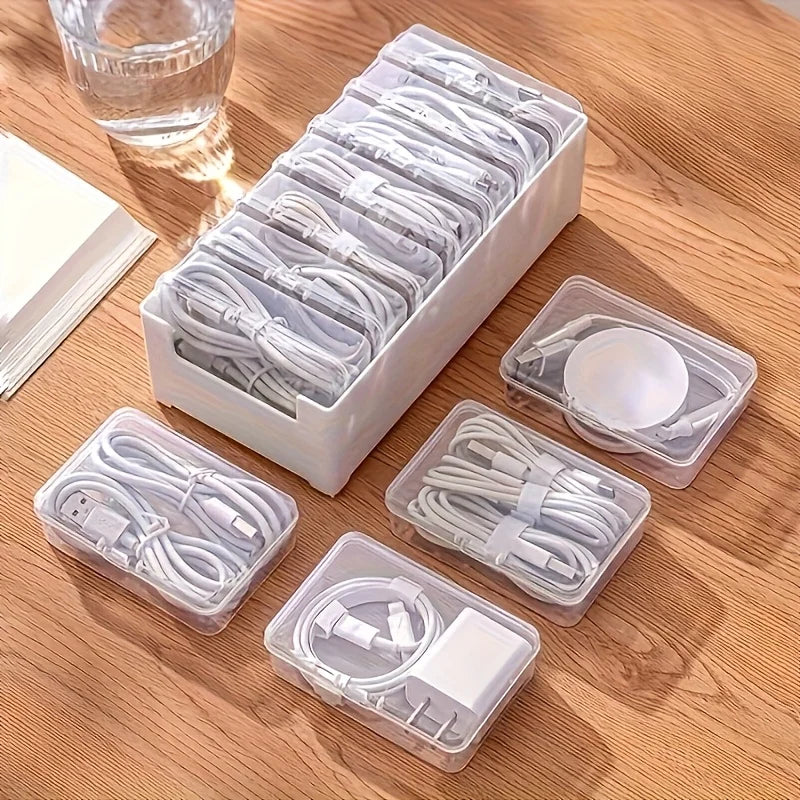 Cable Organizer Box – Desktop & Drawer Storage Organizer Desktop Storage Organizer Axl