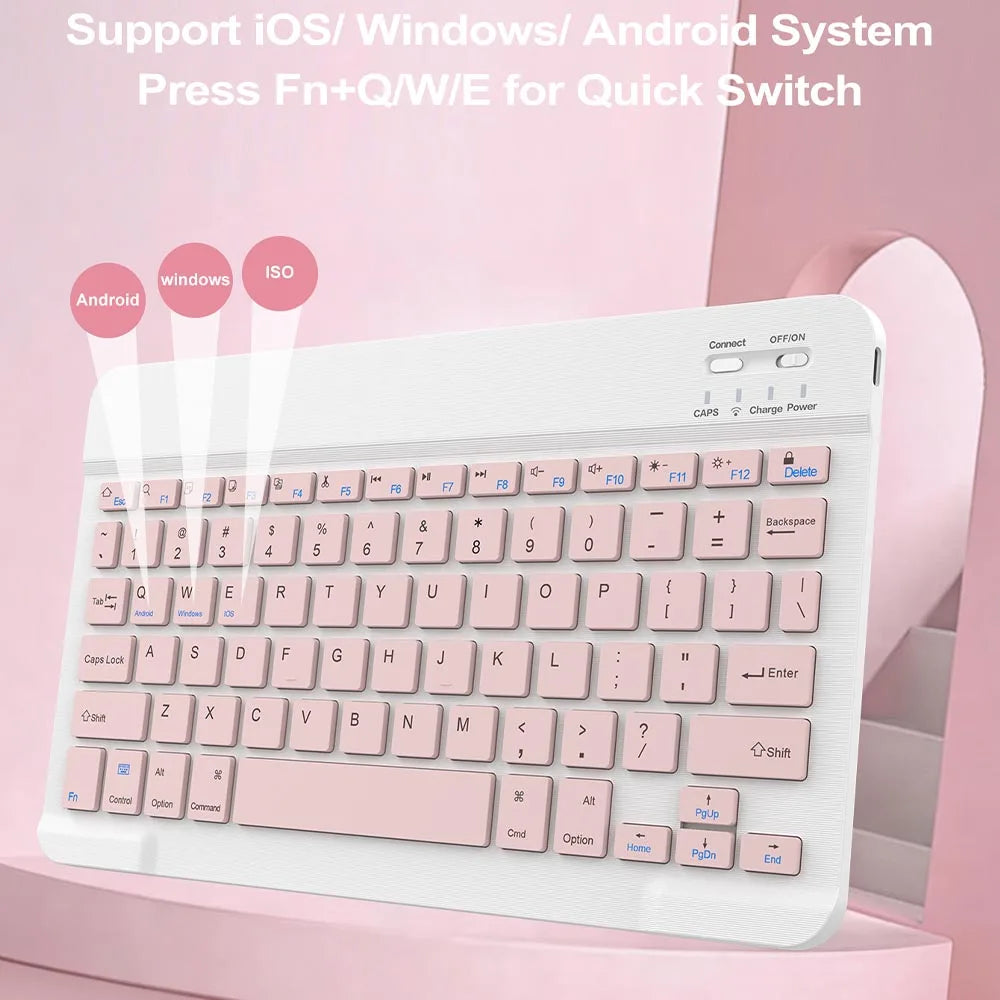 Compact Bluetooth Wireless Keyboard – iOS, Android & Windows Bluetooth Mini Keyboard Axl