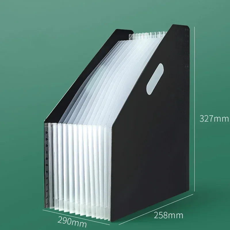 A4 Accordion File Folder – 13-Pocket Large Capacity Organizer Accordion File Folder Axl