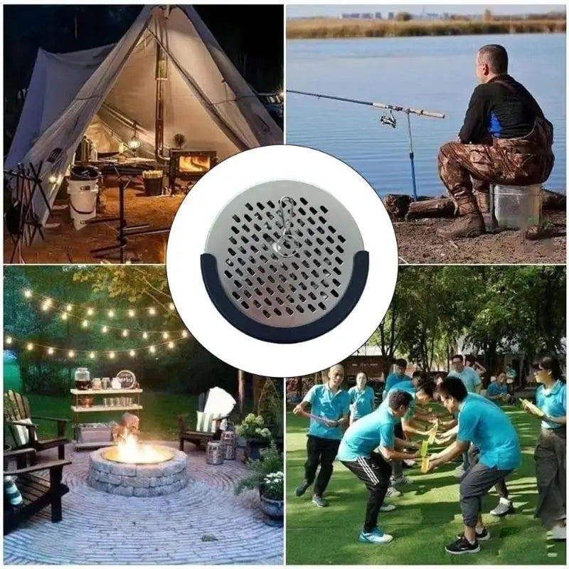 Portable Mosquito Coil Holder – Fireproof & Hangable Mosquito Coil Holder Axl