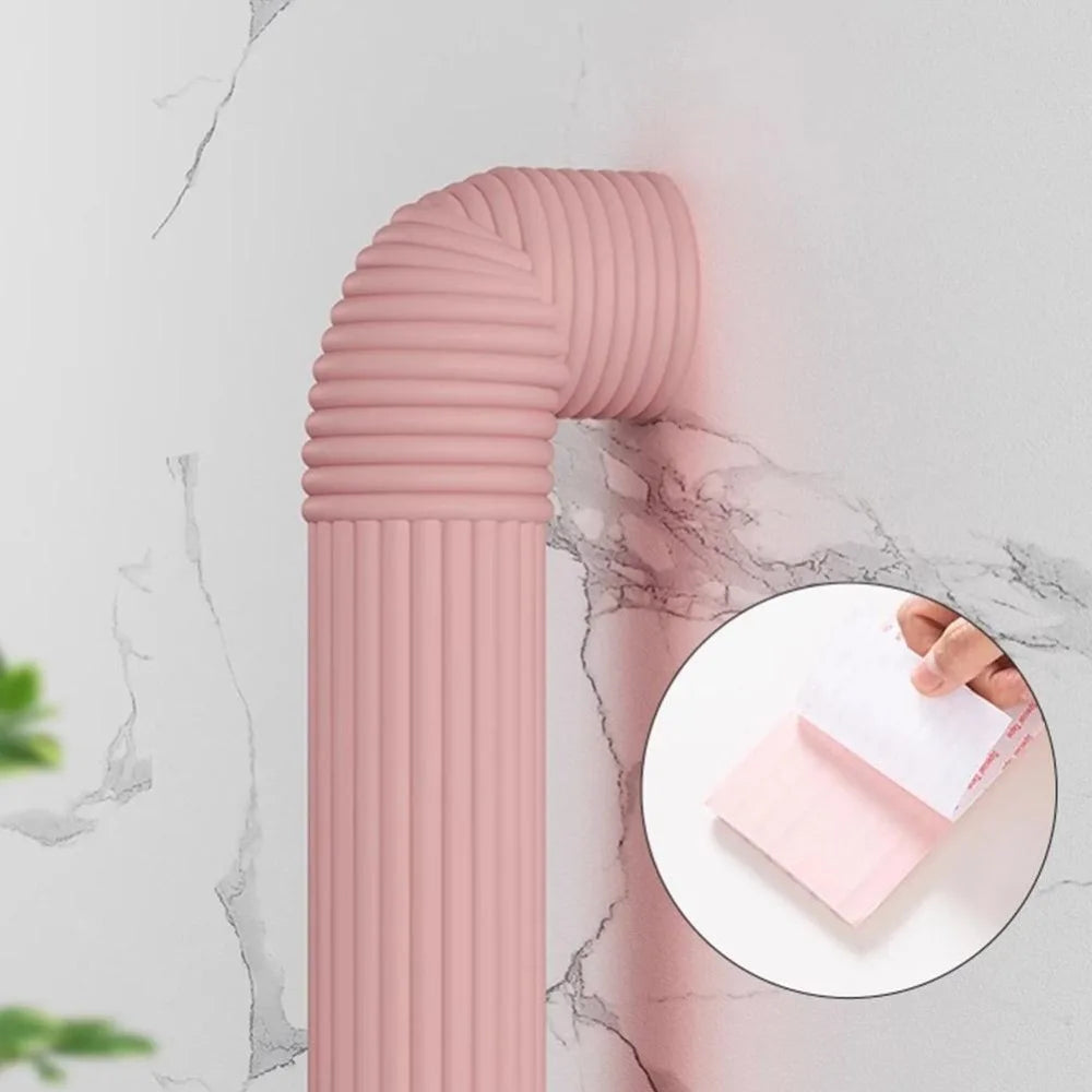 Self-Adhesive Pipe Cover Strip – Waterproof & Soundproof PVC Pipe Sealing Strip Axl