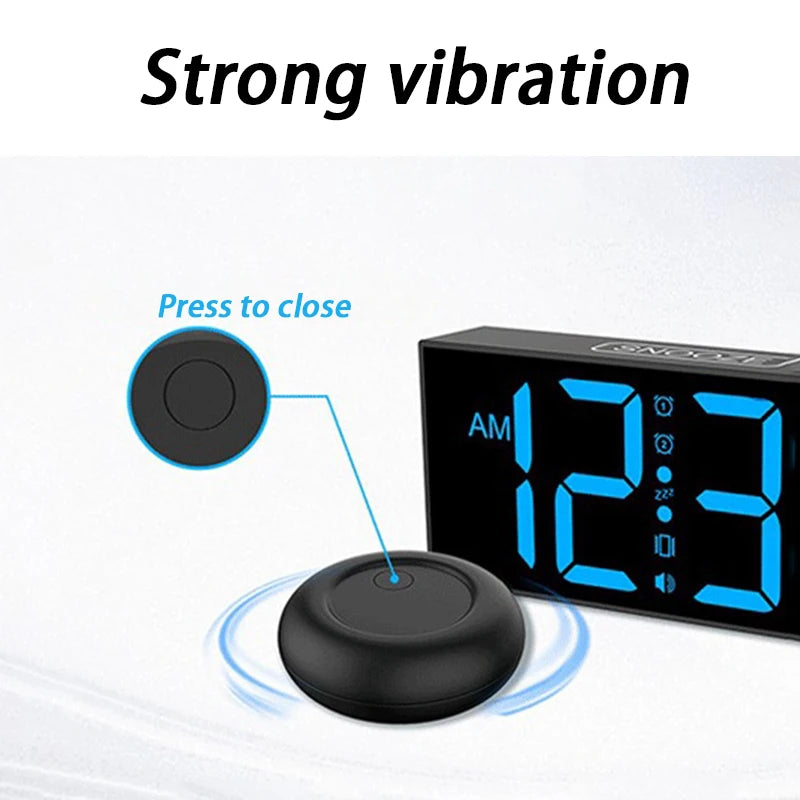 LED Digital Alarm Clock – Minimalist Bedside Desk Clock LED Alarm Clock Axl