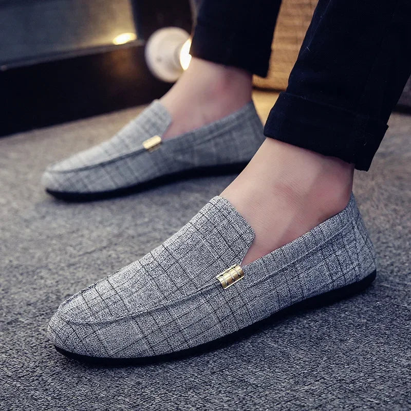 Men's Slip-On Loafers – Breathable Soft Moccasin Casual Shoes Men's Loafers Axl