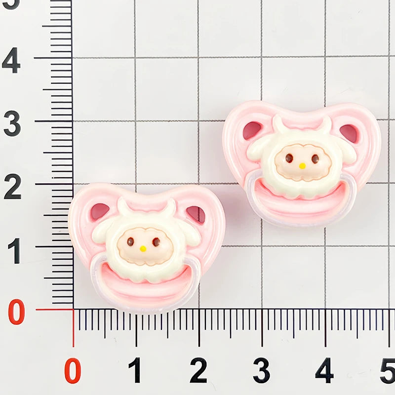 10 Pcs Mini Resin Dollhouse Pacifiers – Animal Doll Accessories Doll Accessories Axl