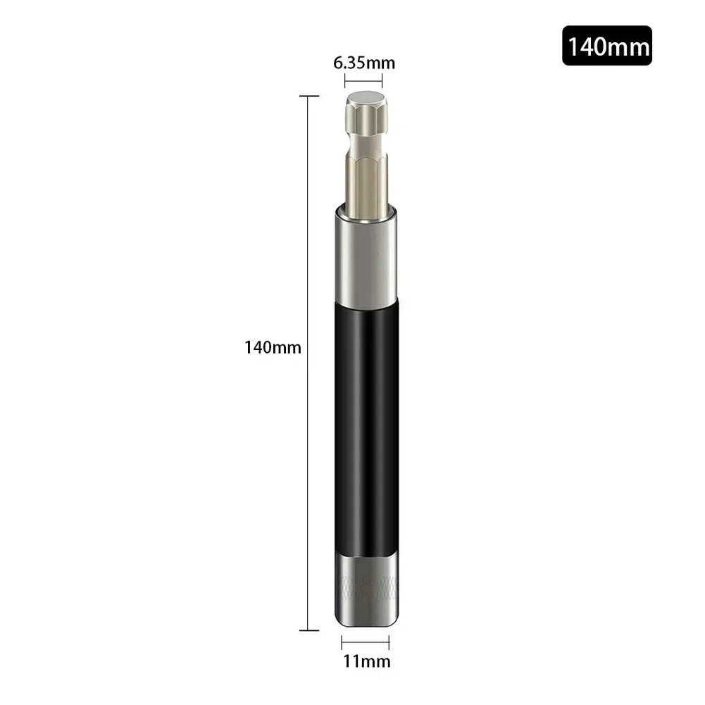 Magnetic Screwdriver Bit Holder 1/4 Hex Extension Bar 80-140mm Bit Holder Extension Axl 140mm China Mainland