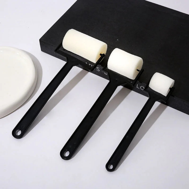3-Piece Sponge Stamp Roller Brush Set for Art & Craft Painting Sponge Brush Set Axl