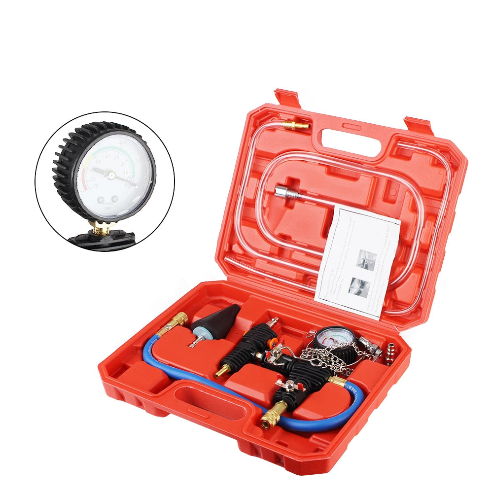 Car Radiator Coolant Vacuum Refill & Purge Tool Kit Coolant Refill Tool Kit Axl