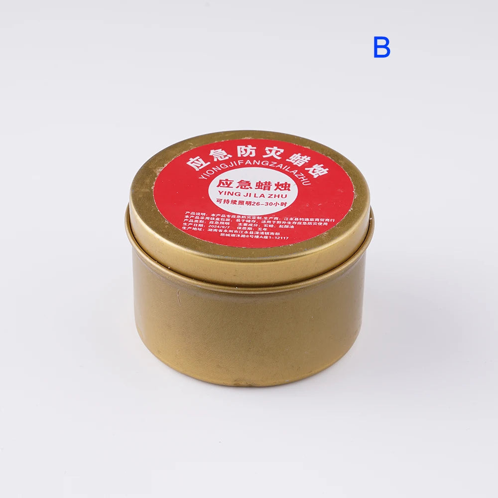 Windproof Smokeless Emergency Candles for Camping & Survival Emergency Candles Axl B