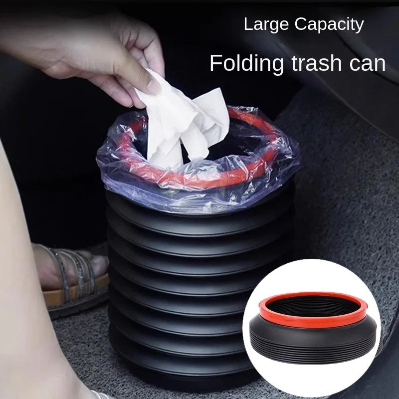 Car Clamshell Trash Bin – Hanging Vehicle Garbage Can Car Trash Bin Axl