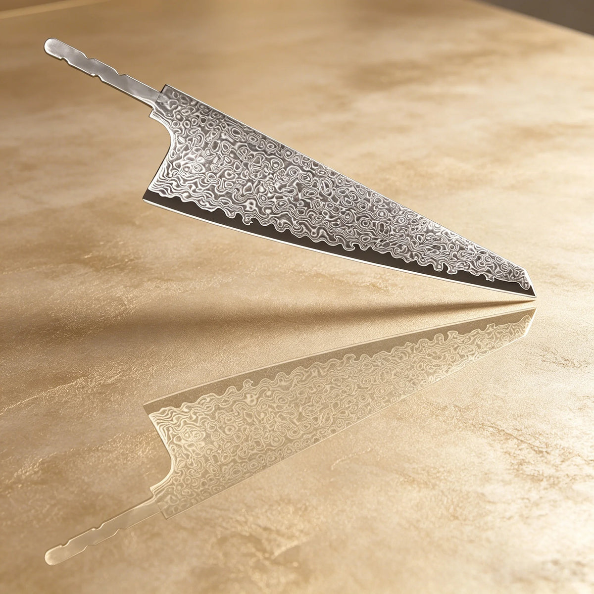 Hand Forged Damascus Steel Chef Knife Blade – DIY Kit Damascus Knife Blank Axl Boning Knife Blade