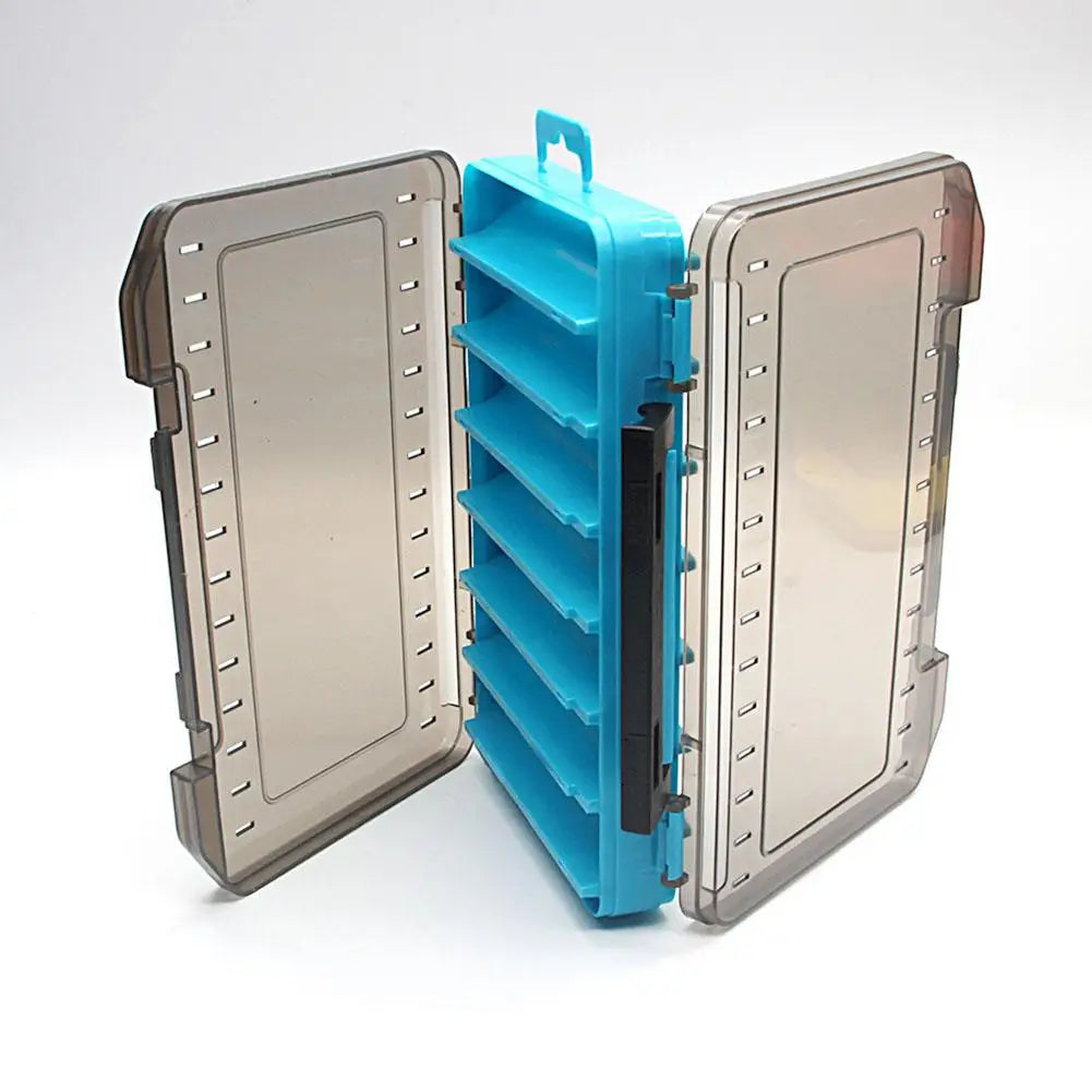 Double-Sided Fishing Tackle Box – Portable Bait Storage Case Fishing Tackle Box Axl