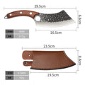 Forged Stainless Steel Chef Knife – Rosewood Handle Cleaver Kitchen Chef Knife Axl Style A with cover China Mainland