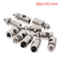 10Pcs RC Airplane Boat Pushrod Linkage Stopper Servo Connectors RC Servo Connector Axl 10pcs D2.1mm