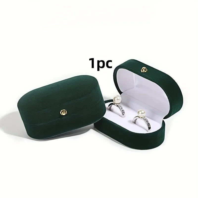 Double Ring Earrings Box – Snap Closure Jewelry Gift Box Jewelry Gift Box Axl
