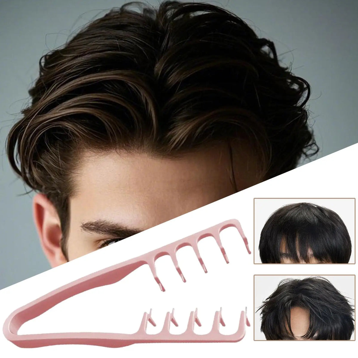 Wide Tooth Hair Comb – Root Volumizing Styling Tool Hair Styling Comb Axl