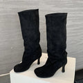 Women's Knee-High Boots | Thin High Heel Winter Long Boots Knee-High Boots Axl Black 42