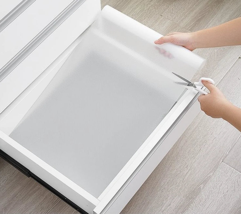 Non-Slip Waterproof EVA Drawer & Shelf Liner – Non-Adhesive Shelf & Drawer Liner Axl