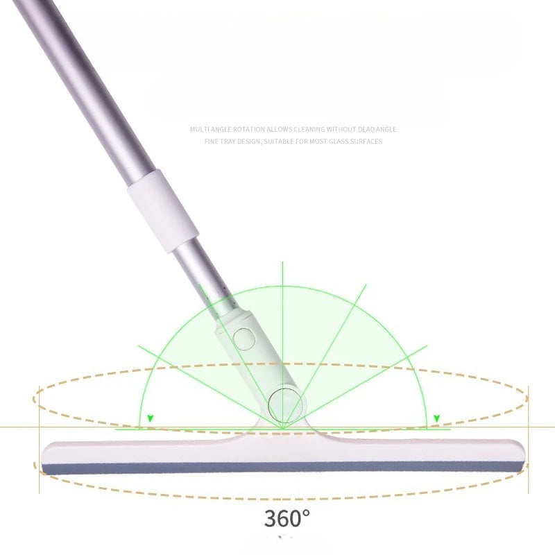360° Rotating Glass Wiper – Mirror & Window Squeegee Tool Glass Squeegee Wiper Axl