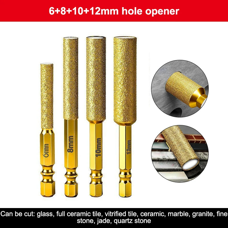 Diamond Core Drill Bits – Dry Drilling for Tile, Granite & Marble Diamond Core Drill Bits Axl