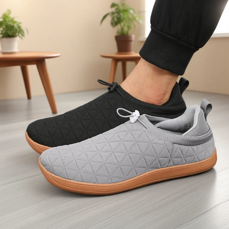 ZULIWAGN Zero Drop Wide Toe Barefoot Walking Sneakers Men Barefoot Walking Shoes Axl