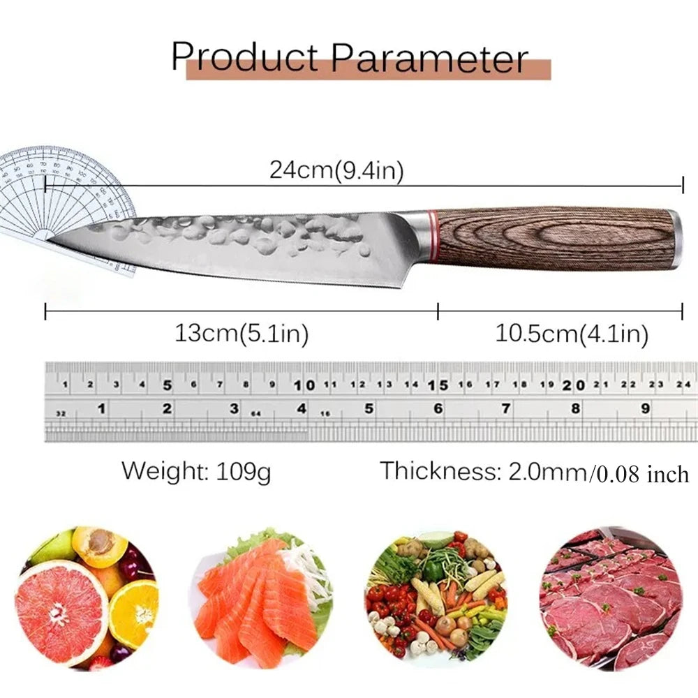 Forged Steel Kitchen Knife – Chef, Paring & Cleaver Knife Kitchen Knife Axl