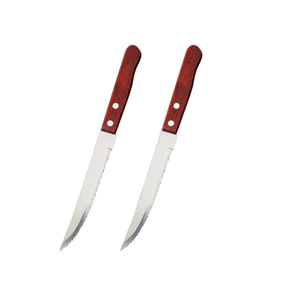 Stainless Steel Steak Knives Set – Wood Handle | 1–20 Pcs Steak Knife Set Axl 2 steak knives China Mainland