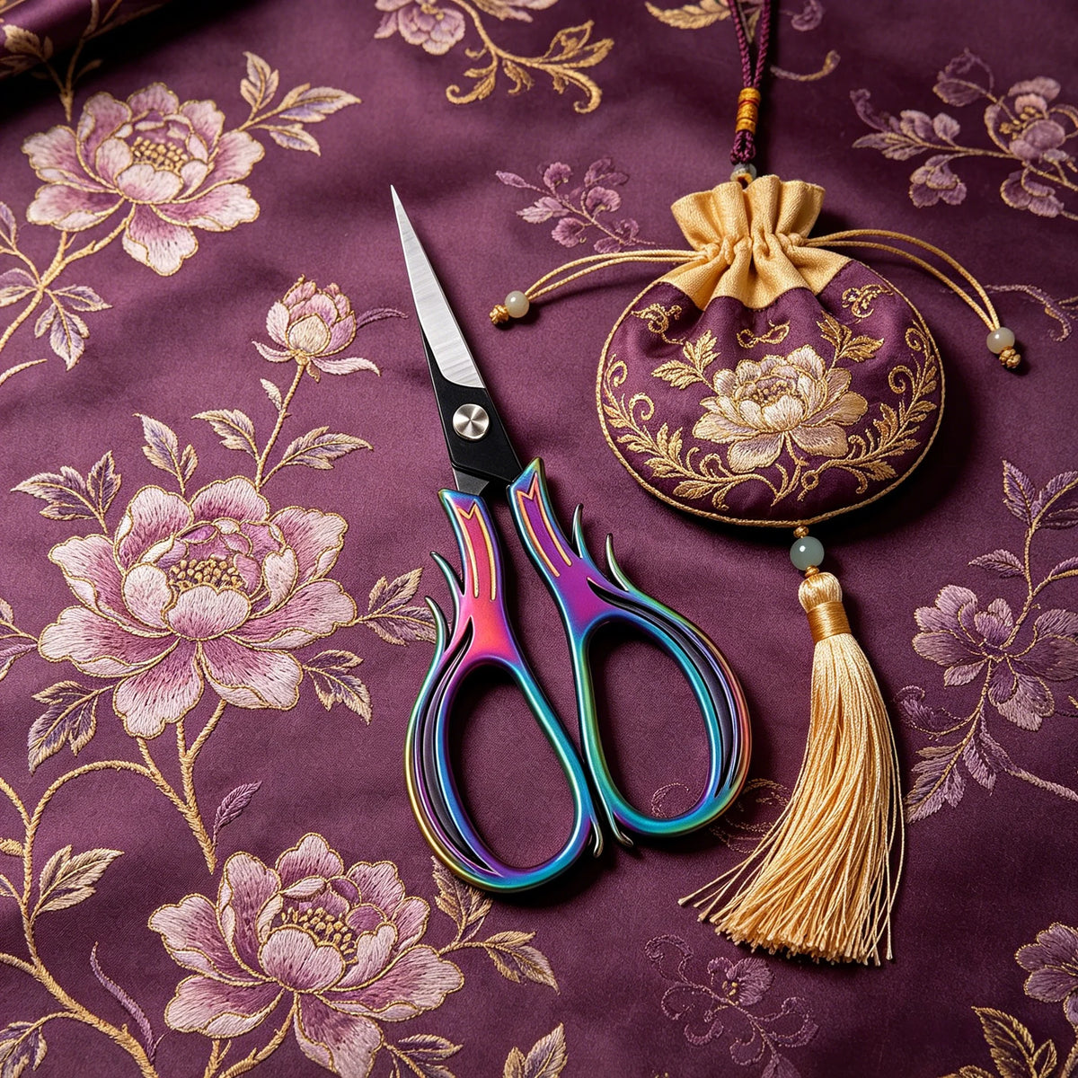 Retro Stainless Steel Sewing Scissors – Tailor & Embroidery Craft Scissors Axl Scissors-B