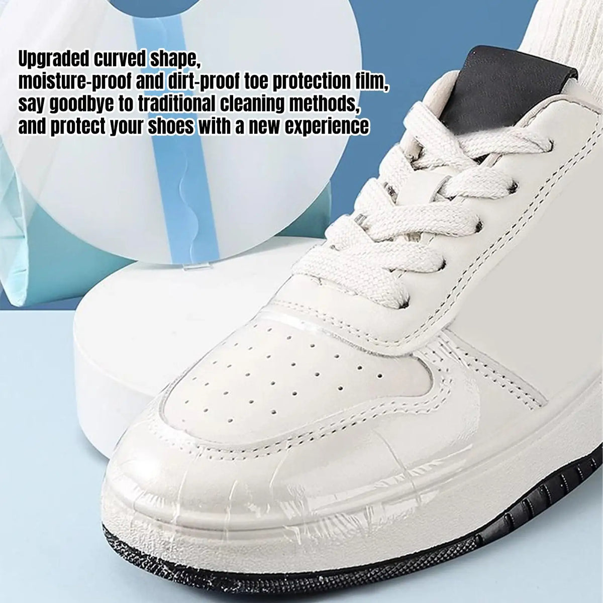 30-Pack Waterproof Shoe Toe Patches – Self-Adhesive Rain Cover Shoe Toe Patches Axl