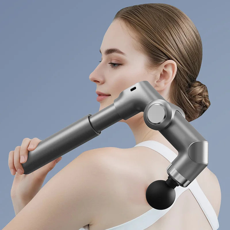 Adjustable Multi-Angle Fascia Massage Gun Handle – Foldable Massage Gun Handle Axl