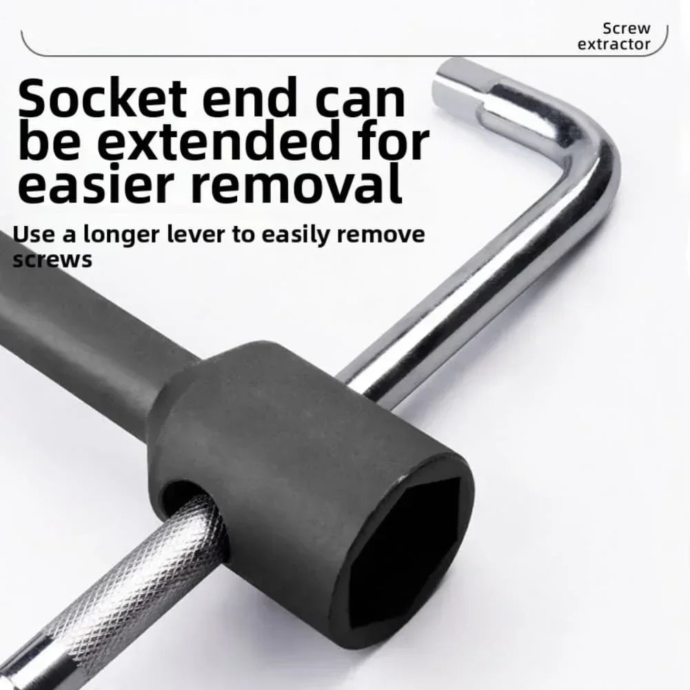 Double-Ended Tire Lug Nut Socket Wrench – High-Carbon Steel Socket Wrench Axl