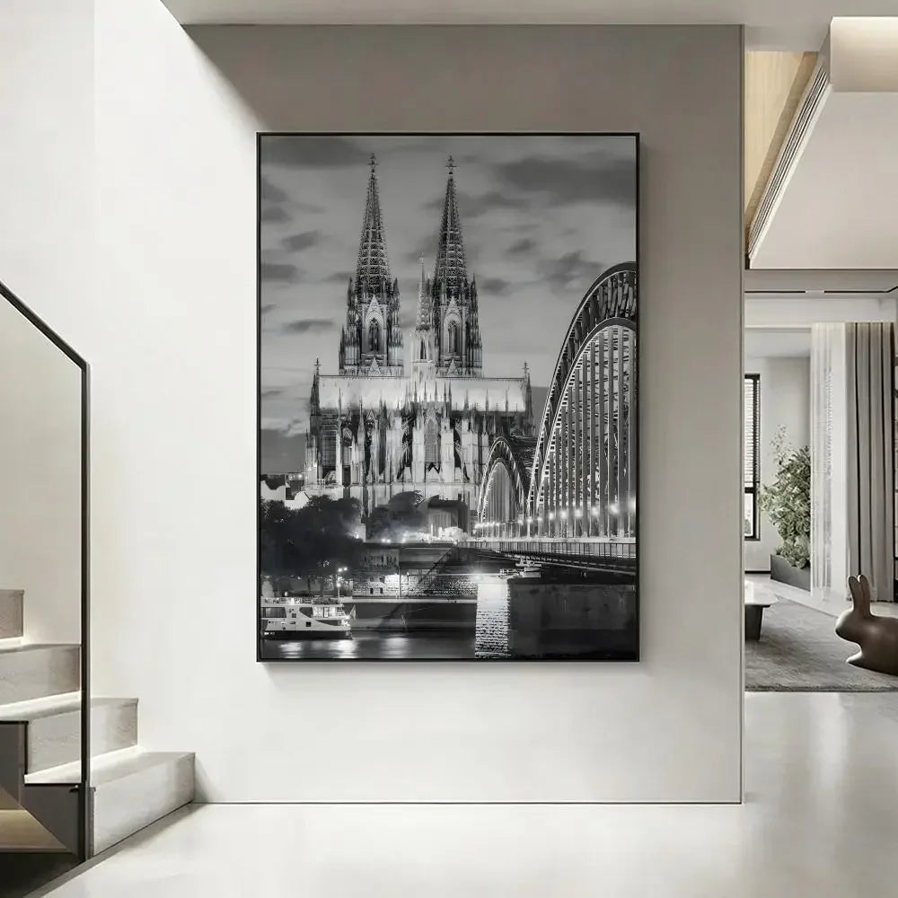 German Landmarks HD Wall Poster – Waterproof Sticky Home Decor Wall Art Poster Axl