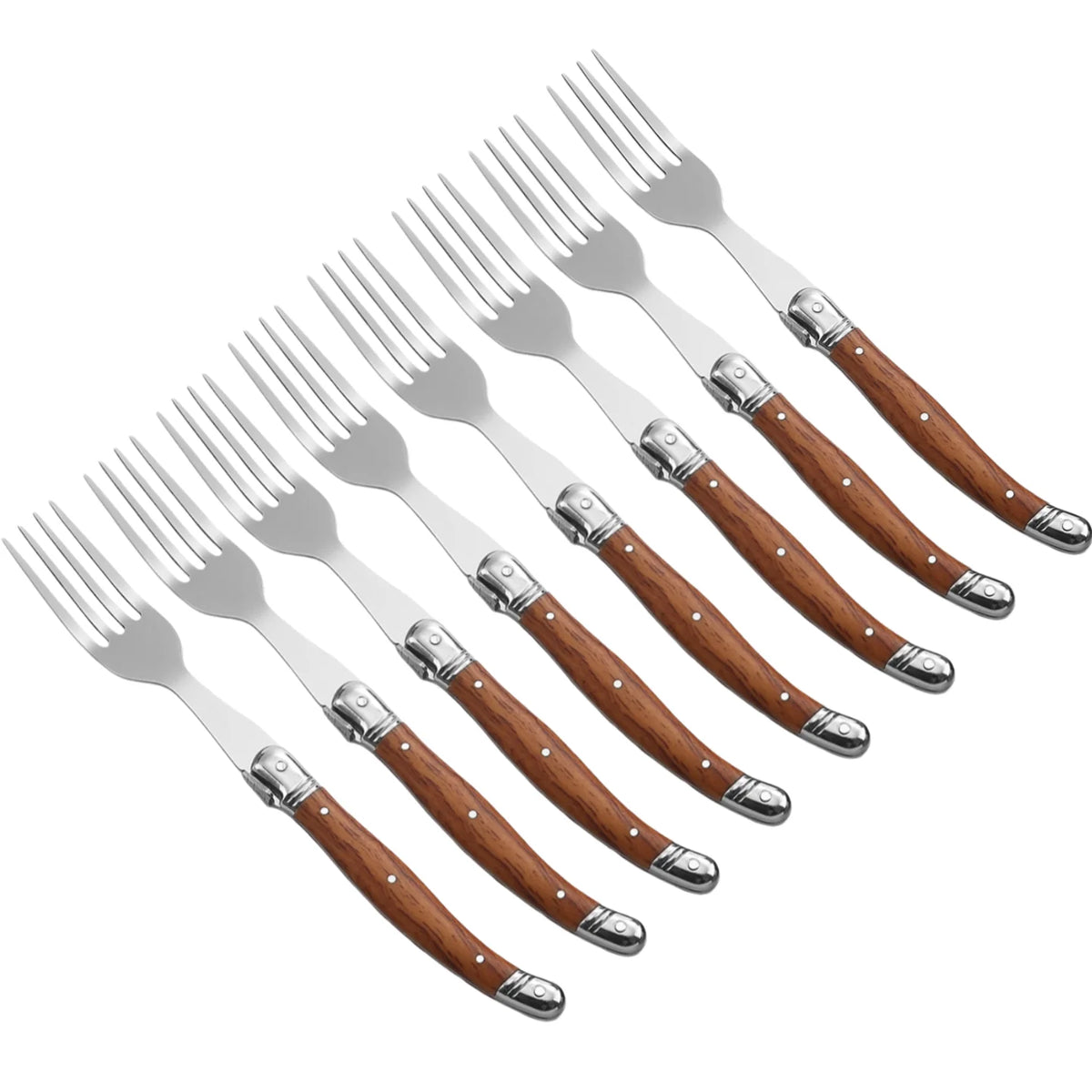 4-Piece Stainless Steel Cutlery Set – Steak Knife, Fork & Spoon Cutlery Set Axl 8 PCS Dinner fork China Mainland