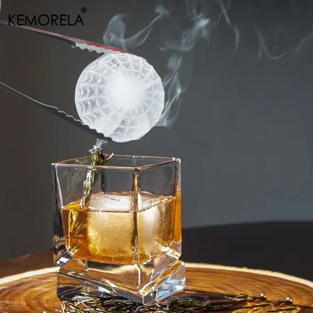 3D Silicone Sphere Ice Ball Mold with Funnel | Cocktail & Whiskey Sphere Ice Ball Mold Axl