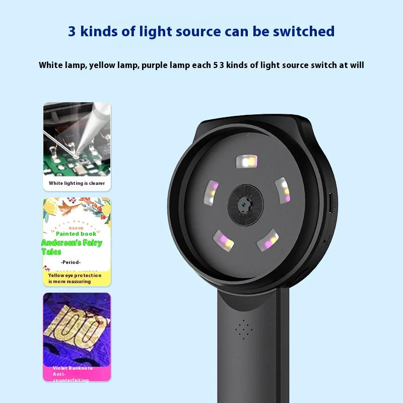 HD Digital Microscope 500x – Portable Magnifier for Kids & Lab Digital Microscope Axl