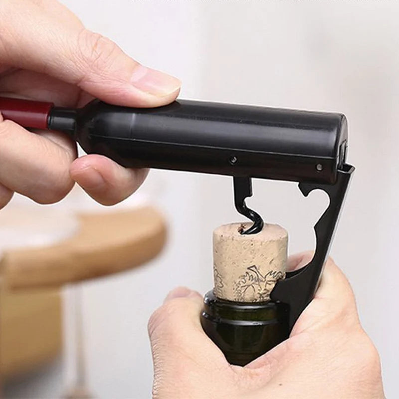 Folding Wine Bottle Opener – Stainless Steel Multifunctional Corkscrew Wine Bottle Opener Axl