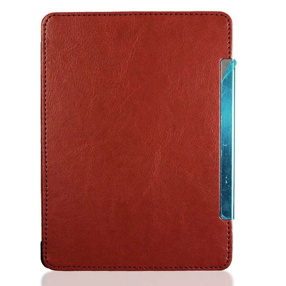 PU Leather Folio Case for Kindle 4th/5th Gen – Magnetic Cover E-Reader Folio Case Axl Brown