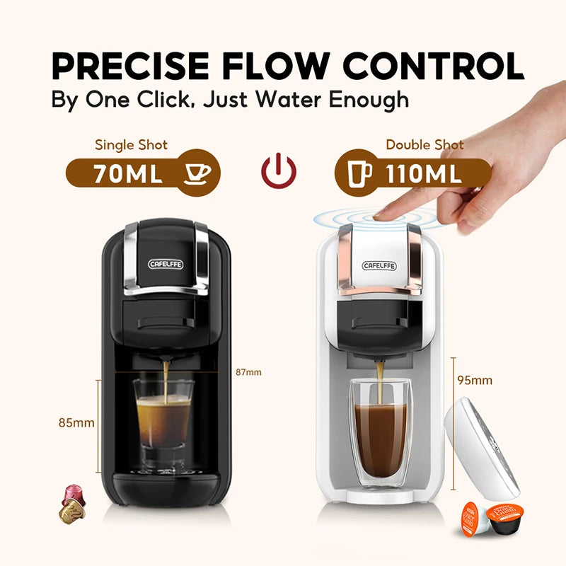 CAFELFFE MK-603 19Bar Capsule Espresso Machine | 4 Adapters Capsule Espresso Machine Axl