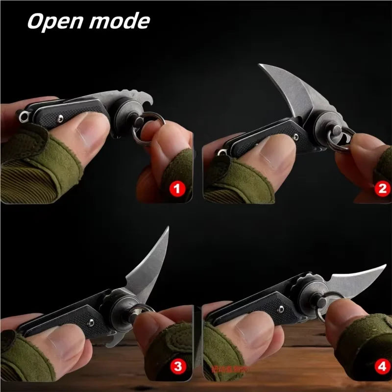 Ring Hand Knife – Stainless Steel Portable Fruit Utility Blade Utility Ring Knife Axl