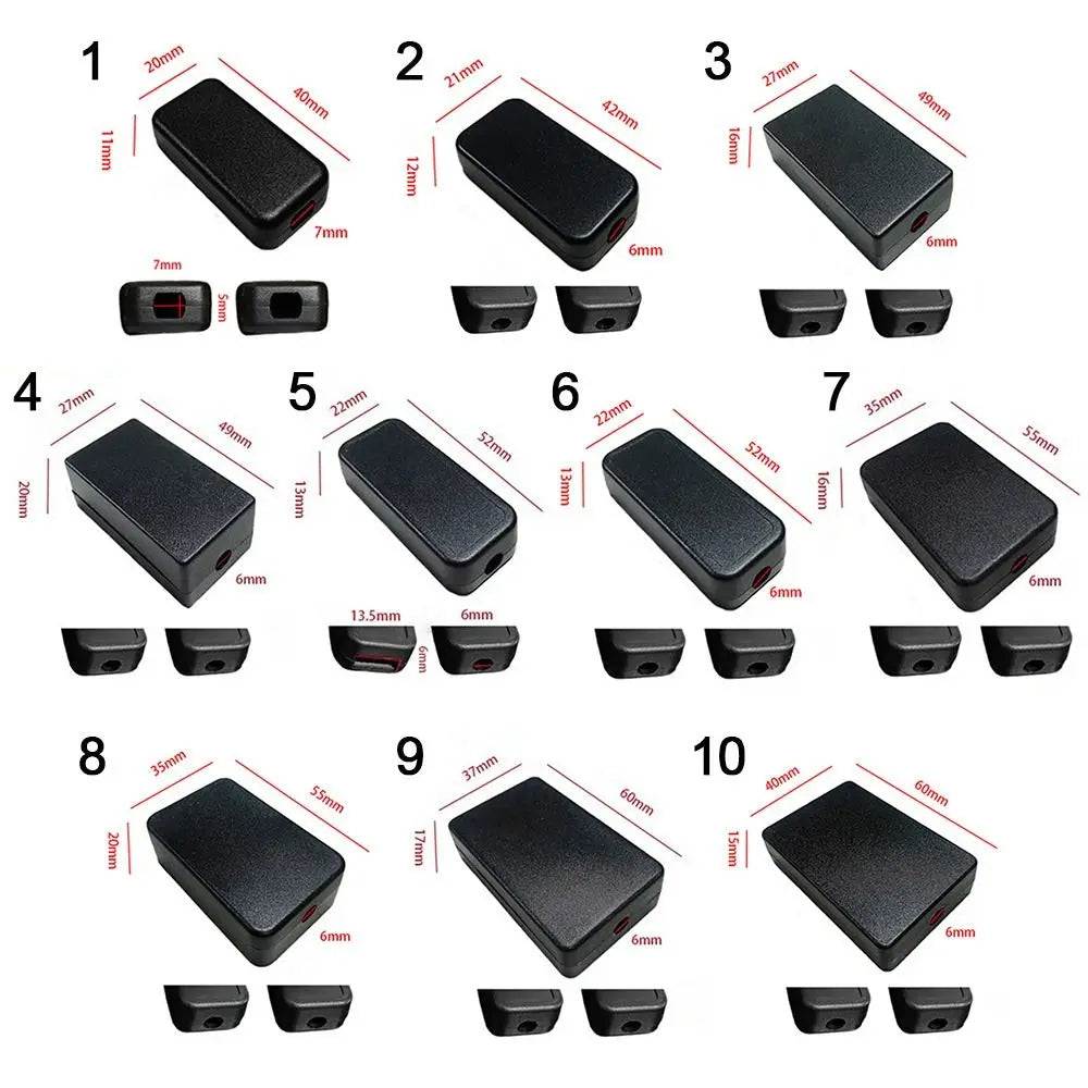 Waterproof Black Plastic DIY Electronic Project Enclosure Box Electronic Project Box Axl