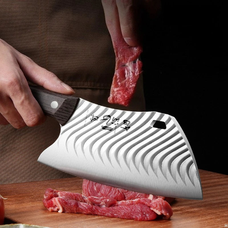 PLYS Forged Chef's Slicing Knife – Sharp Stainless Steel Blade Chef's Slicing Knife Axl