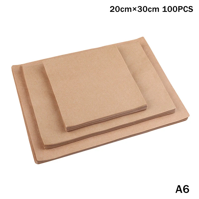 Square Parchment Paper Sheets 50/100 Pcs – Food Grade Baking Baking Parchment Paper Axl A6