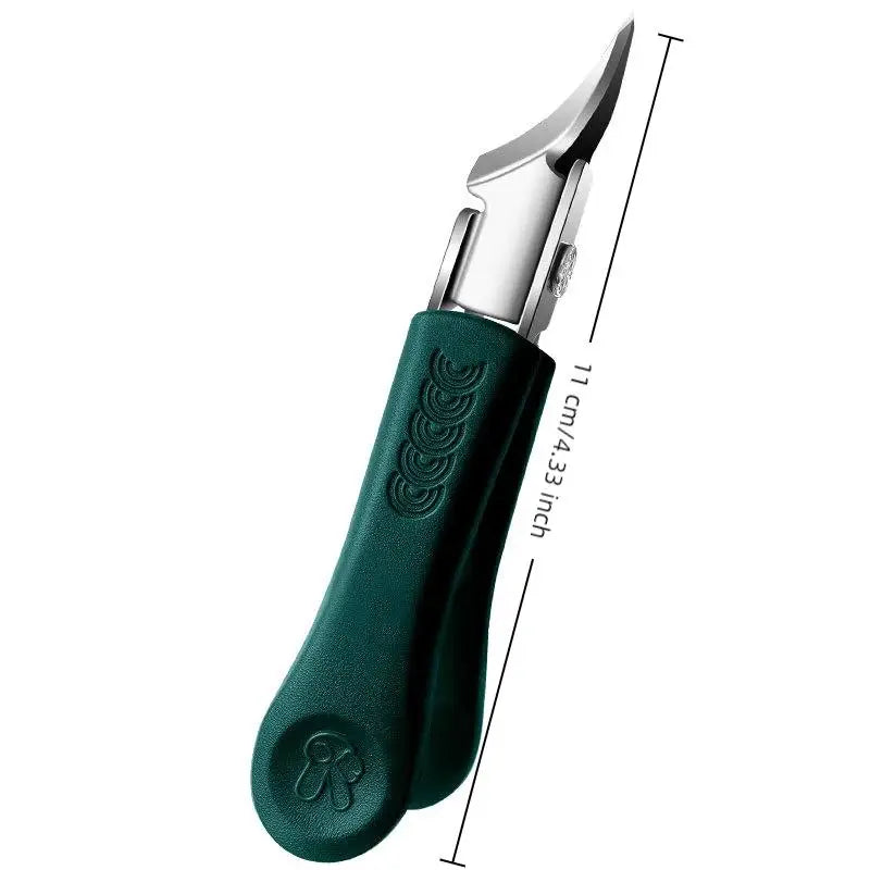 Anti-Splash Slanted Nail Clipper – Stainless Steel Toenail Tool Nail Clipper Axl