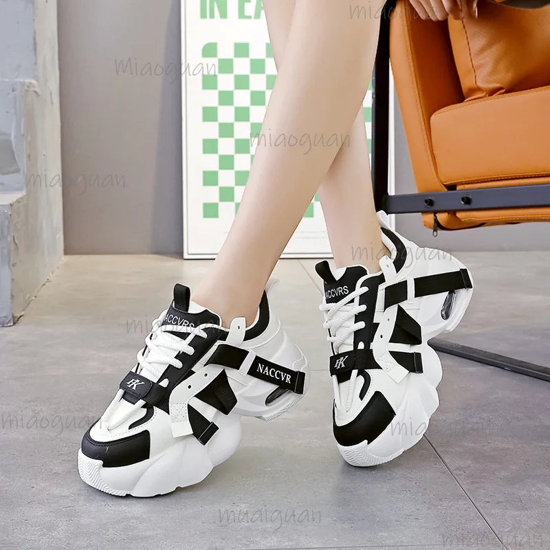 Women's Thick-Sole Casual Sneakers | Breathable Fashion Shoes Women's Casual Sneakers Axl
