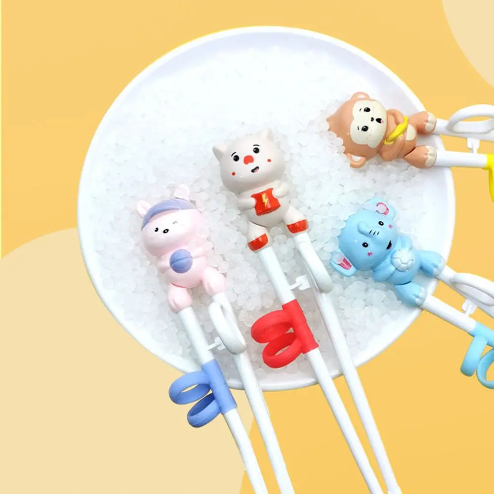 Kids Training Chopsticks – Cartoon Animal Beginner Set Kids Training Chopsticks Axl