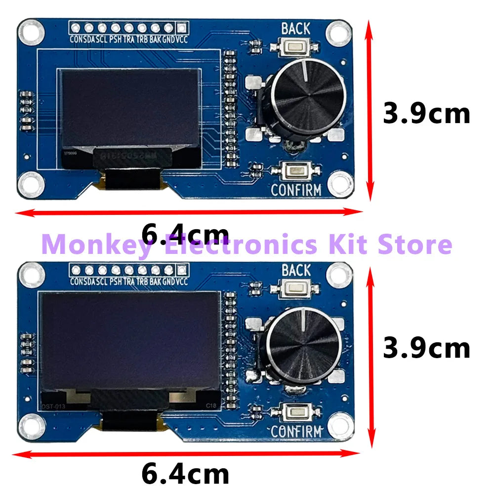TFT OLED Display Module 0.96"–2.4" LCD + EC11 Rotary Encoder IIC LCD OLED Display Module Axl