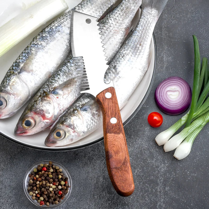 Stainless Steel Scallion Slicer Knife | Multi-Use Kitchen Scraper Kitchen Slicer Knife Axl